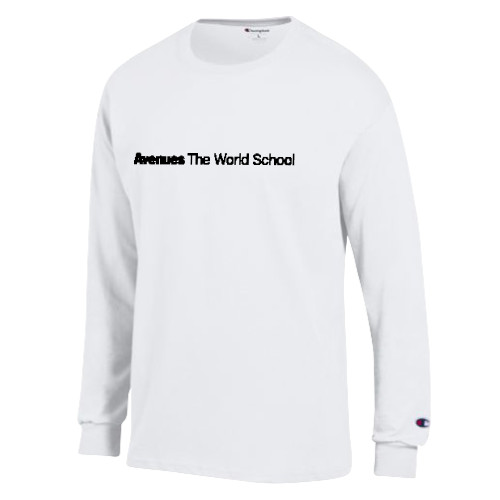 Avenues Champion White Long Sleeve T Shi