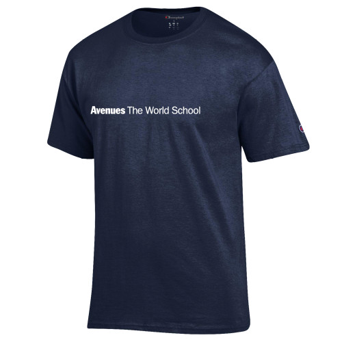  Champion Navy T Shirt - ATWS Wordmark