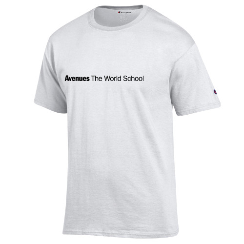  Champion White T Shirt - ATWS Wordmark