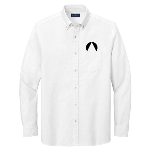  Brooks Brothers Mens White Casual Oxford Cloth Shirt - Avenues Global A