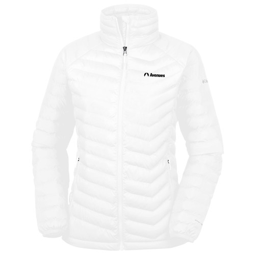 Avenues Columbia Womens White Powder Lite Jack