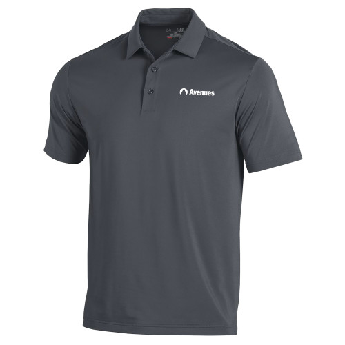  Under Armour Graphite T2 Performance Polo - Avenues Primary Mark Flat