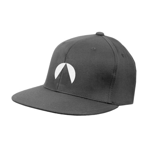 Avenues Charcoal Flat Bill Snapback Hat