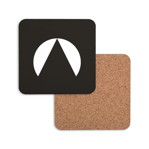 Avenues Hardboard Coaster w/Cork Backing