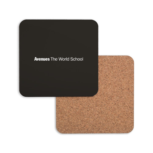 Avenues Hardboard Coaster w/Cork Backing