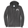 Thumbnail image for  Extended Charcoal Fleece Full Zip Hoodie