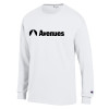 Thumbnail image for  Champion White Long Sleeve T Shirt