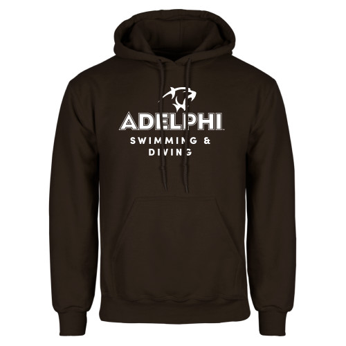  Brown Fleece Hoodie - Swimming and Diving