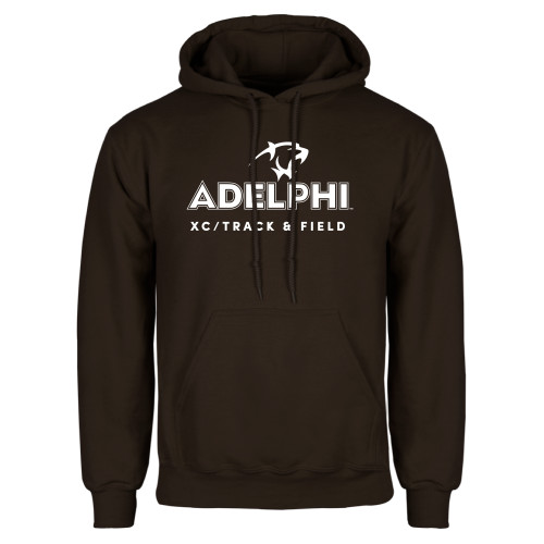  Brown Fleece Hoodie - XC Track and Field