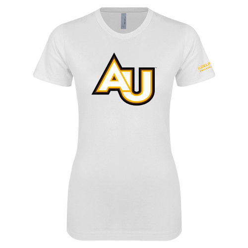  Next Level Womens White Boyfriend Tee - AU