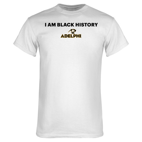  White T Shirt - I am Black History