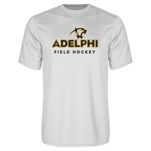  White Performance Tee - Field Hockey