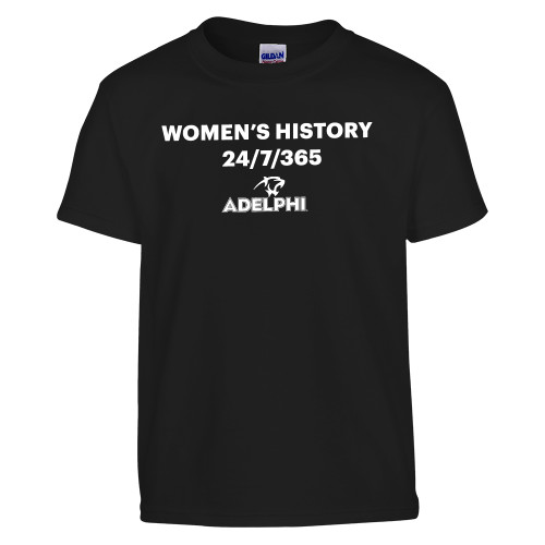  Youth Black T Shirt - Womens History
