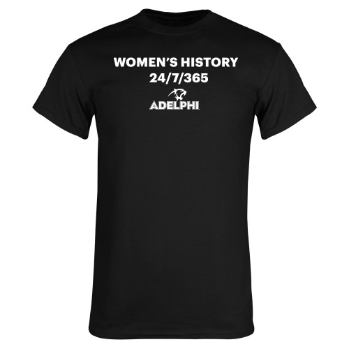  Black T Shirt - Womens History