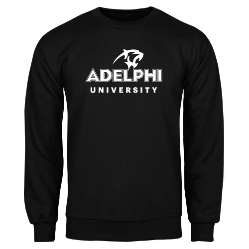  Black Fleece Crew - Panther Head Adelphi University