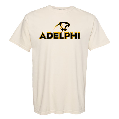  Comfort Colors Ivory T Shirt - Adelphi with Panther Head