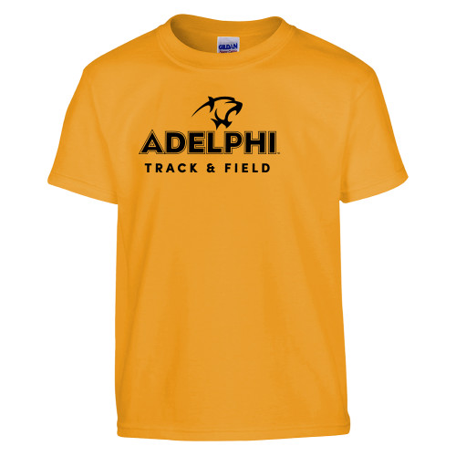  Youth Gold T Shirt - Track and Field