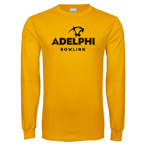  Gold Long Sleeve T Shirt - Bowling