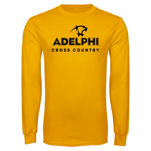  Gold Long Sleeve T Shirt - Cross Country