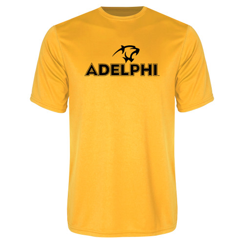  Gold Performance Tee - Adelphi with Panther Head