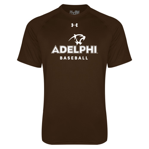  Under Armour Brown Tech Tee - Baseball