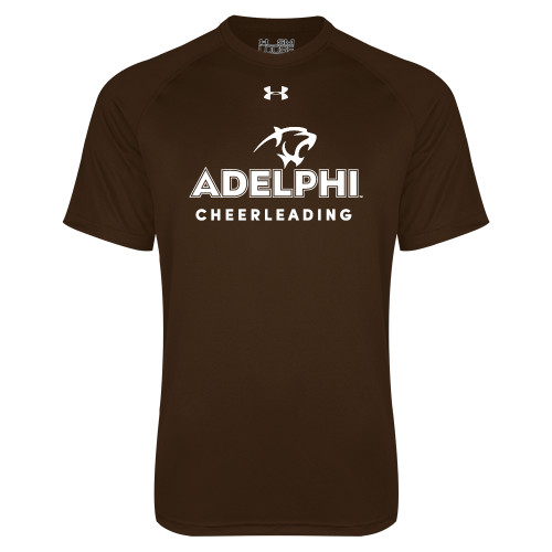  Under Armour Brown Tech Tee - Cheerleading