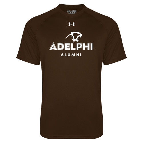  Under Armour Brown Tech Tee - Alumni