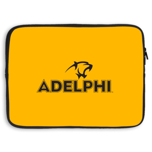  15 inch Neoprene Laptop Sleeve - Adelphi with Panther Head