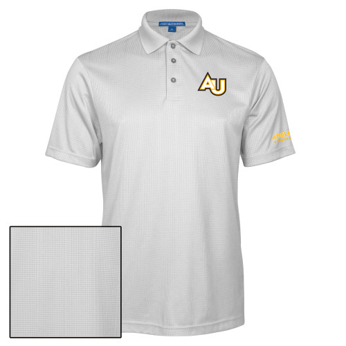  White Performance Fine Jacquard Polo - AU