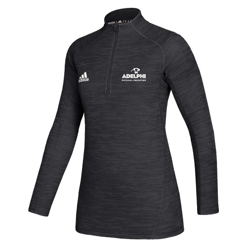  Adidas Womens Black Game Mode 1/4 Zip - Adelphi Physical Education