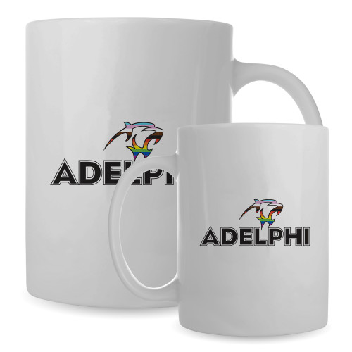  Full Color White Mug 15oz - Adelphi Pride Institutional