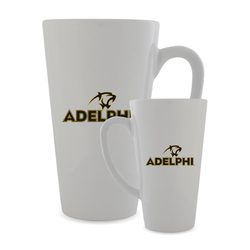  Full Color Latte Mug 17oz - Adelphi with Panther Head