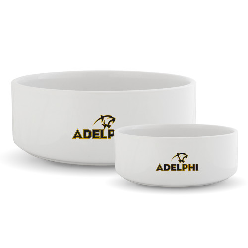  Ceramic Dog Bowl - Adelphi with Panther Head