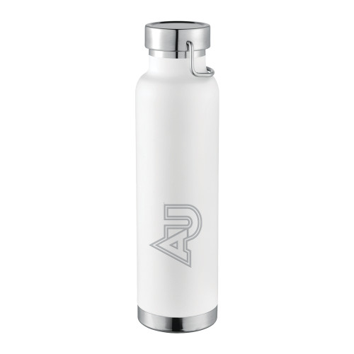  Thor Copper Vacuum Insulated White Bottle 22oz - AU Engraved
