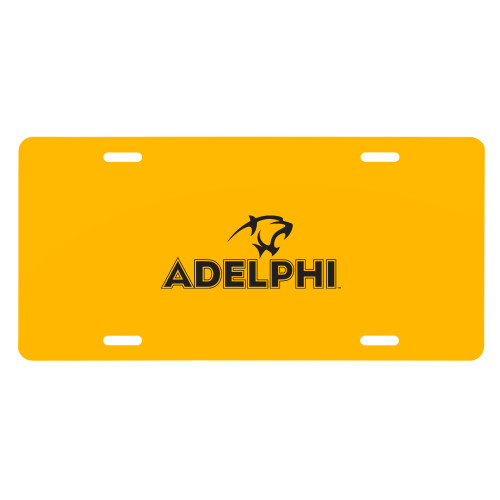  License Plate - Adelphi with Panther Head
