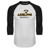 Thumbnail image for  White/Black Raglan Baseball T Shirt