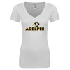 Thumbnail image for  Next Level Womens White Ideal V Tee