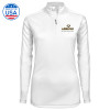 Thumbnail image for  Syntrel Womens White Interlock 1/4 Zip