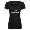 Thumbnail image for  Next Level Womens Black Ideal V Tee