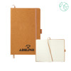 Thumbnail image for  5.5 x 8.5 Natural FSC Mix Recycled Leather Bound Journal