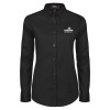 Thumbnail image for  Womens Black Twill Button Down Long Sleeve 