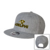 Thumbnail image for  Heather Grey Wool Blend Flat Bill Snapback Hat