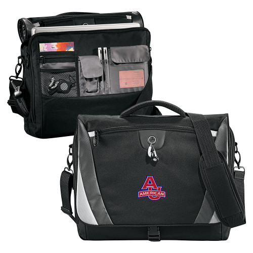  Black/Grey Slope Computer Messenger Bag - Primary Mark