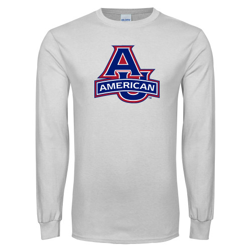  White Long Sleeve T Shirt - Primary Mark