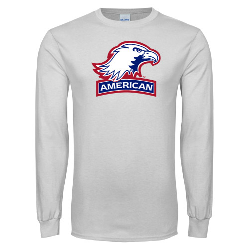  White Long Sleeve T Shirt - Primary Mark 2
