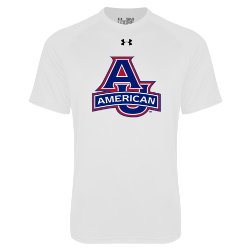  Under Armour White Tech Tee - Primary Mark