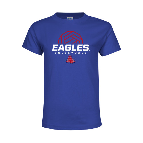  Youth Royal T Shirt - Volleyball
