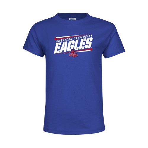  Youth Royal T Shirt - American University Eagles