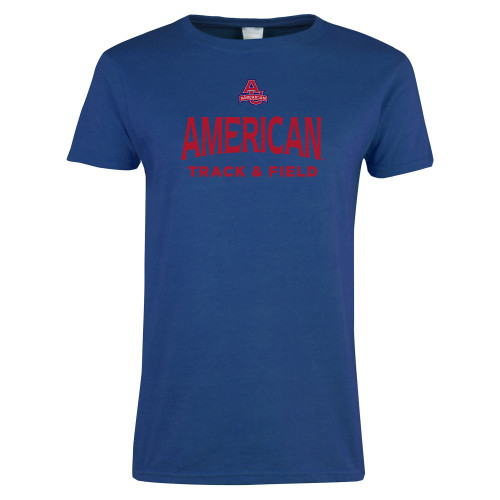  Womens Royal Short Sleeve Tee - Track and Field