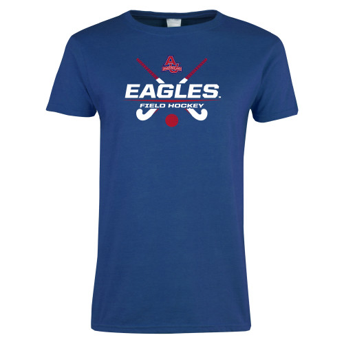  Womens Royal Short Sleeve Tee - Field Hockey
